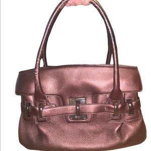 Salvatore Ferragamo vintage satchel bag leather